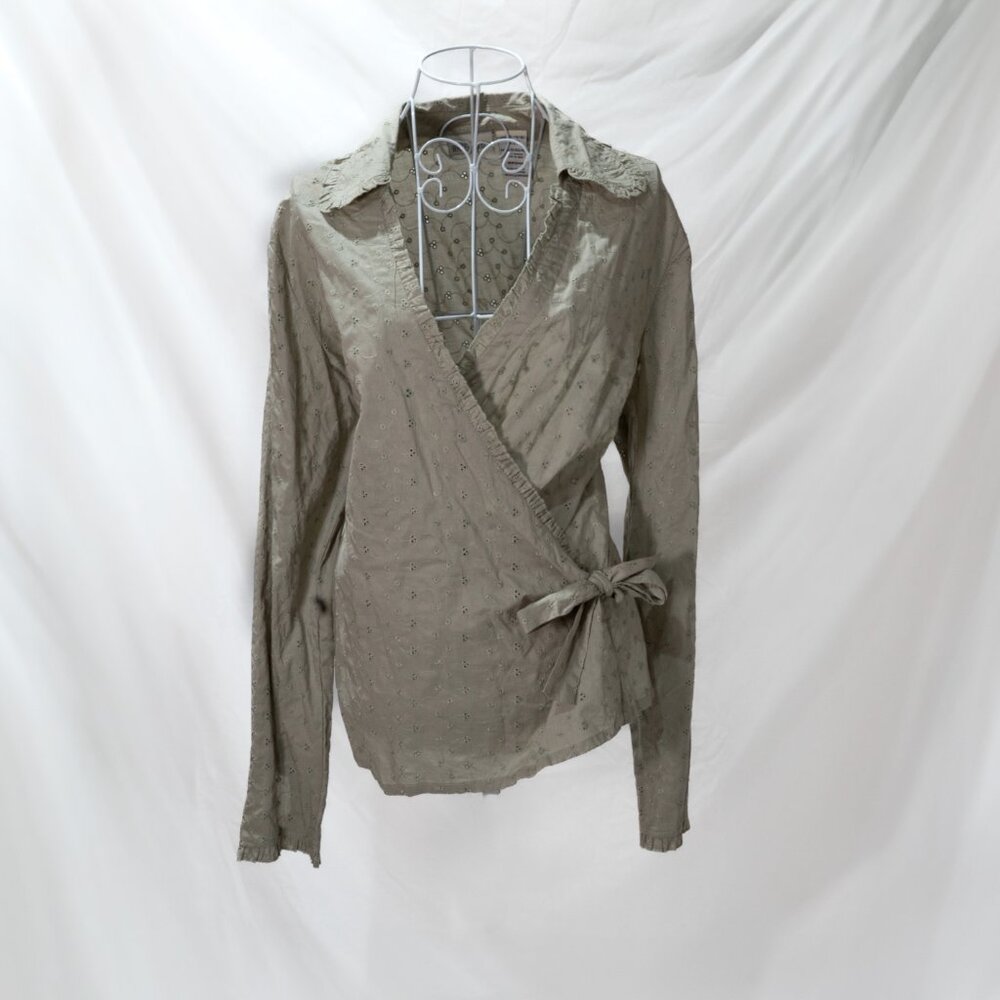 White Stag Wrap Top | Green | XL